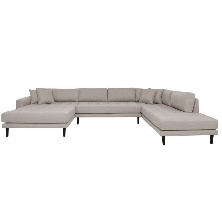 Andersen | Hjørnesofa med Venstrevendt Chaiselong | Beige stof