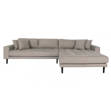 Andersen | Højrevendt Chaiselongsofa | Beige stof