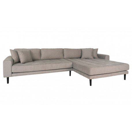 Andersen | Højrevendt Chaiselongsofa | Beige stof