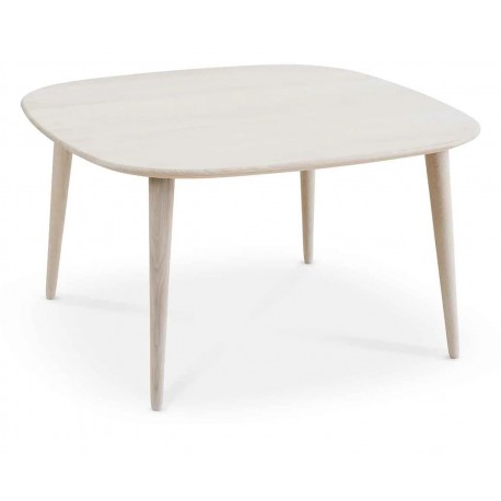 Thomsen Furniture| Sofabord Hvidolieret / 80 x 80 cm