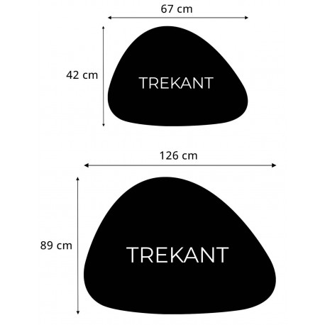 Thomsen Furniture| Katrine | Sofabordssæt Mørkegrå stenlook / Børstet stål