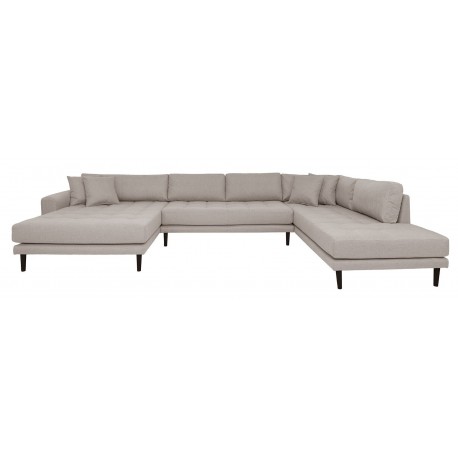 Andersen | Hjørnesofa med Venstrevendt Chaiselong | Beige stof