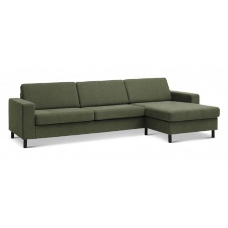 Thomas XL vendbar chaiselongsofa - Austin Winther moss Grøn