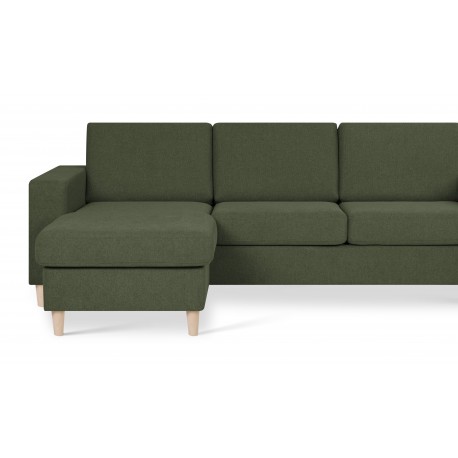 Thomas XL vendbar chaiselongsofa - Austin Winther moss Grøn