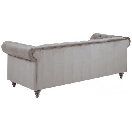 Charlietown 3-personers sofa Sandfarvet Velour