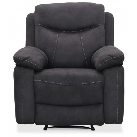 Boston recliner lænestol - grå polyester