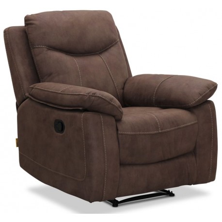 Boston Recliner lænestol - Brun stof