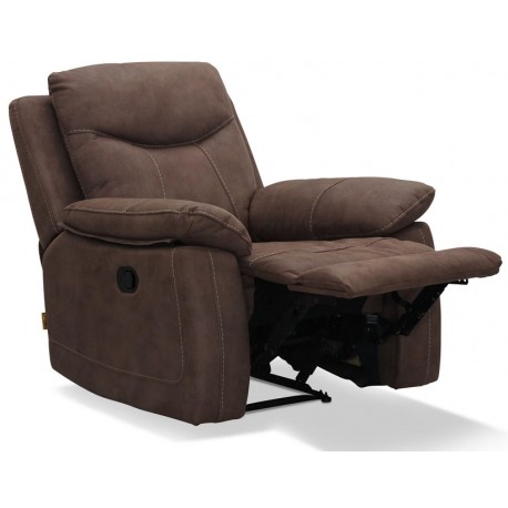 Boston Recliner lænestol - Brun stof