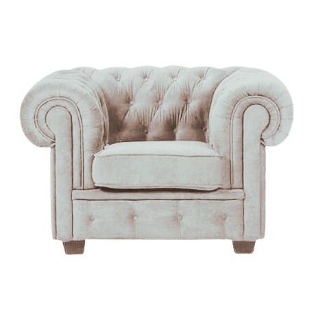 Chesterfield Manchester 2+3 pers sofasæt beige velour