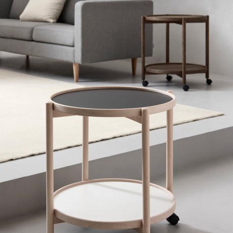 Thomsen Furniture - James Rullebord Eg/Melamin Ø50