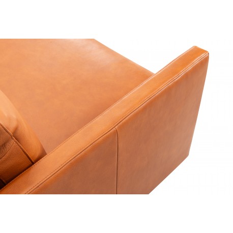 Hjort Knudsen Glostrup lædersofa Cognac