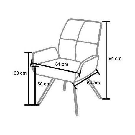 Hjort Knudsen 9097 spisebordsstol