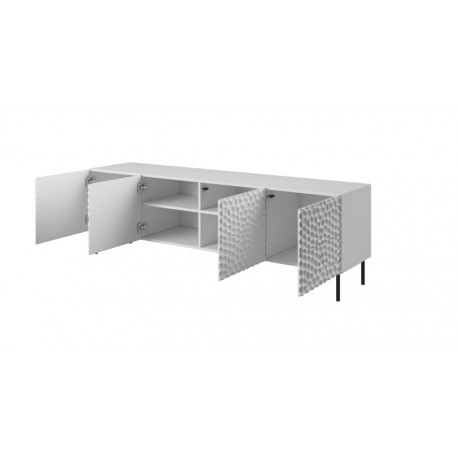 HOLE TV Stand 190 Hvid mat/Hvid mat