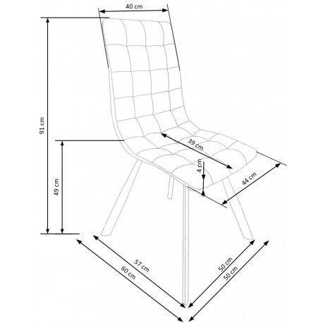 K280 Spisebordsstol