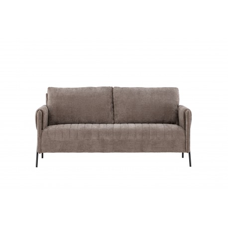 Indigo 2 personers Sofa - Beige og Sort