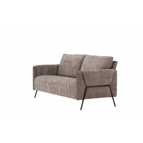 Indigo 2 personers Sofa - Beige og Sort