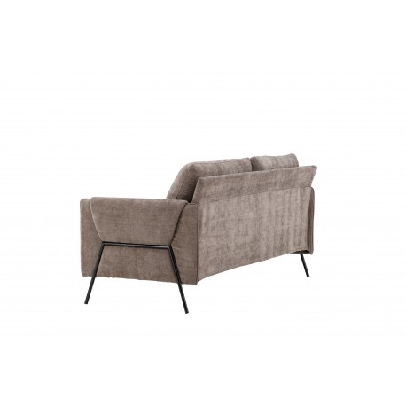 Indigo 2 personers Sofa - Beige og Sort