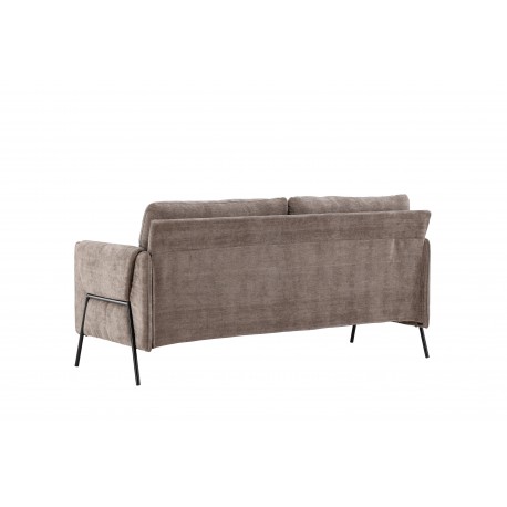 Indigo 2 personers Sofa - Beige og Sort