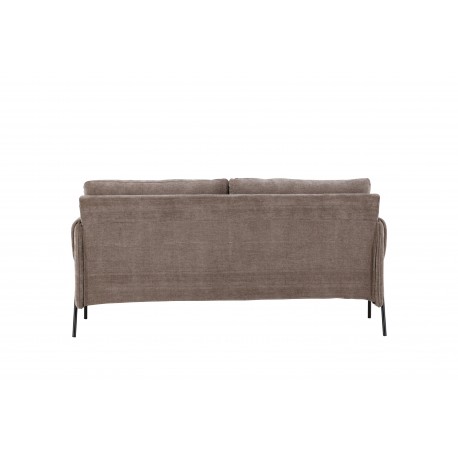 Indigo 2 personers Sofa - Beige og Sort