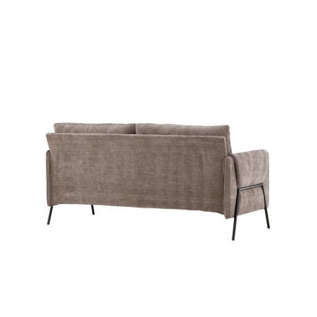 Indigo 2 personers Sofa - Beige og Sort