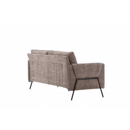 Indigo 2 personers Sofa - Beige og Sort