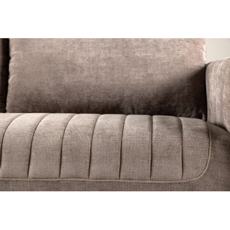 Indigo 2 personers Sofa - Beige og Sort