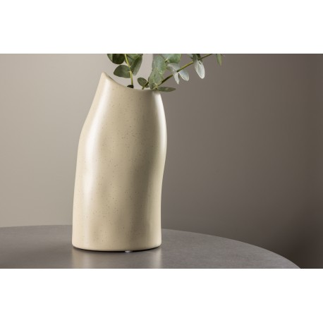 Ernst Vase - Beige og Sort