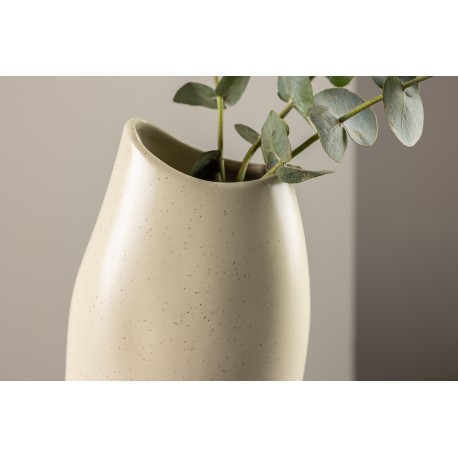 Ernst Vase - Beige og Sort