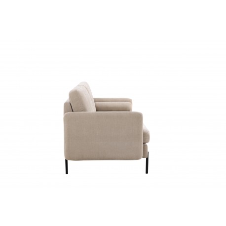 Antibes 3 personers Sofa - Beige og Sort