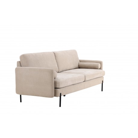 Antibes 3 personers Sofa - Beige og Sort