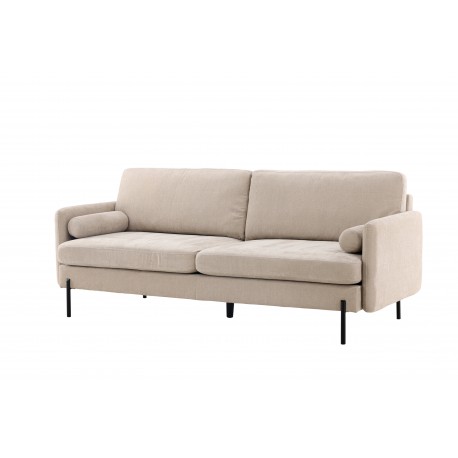 Antibes 3 personers Sofa - Beige og Sort