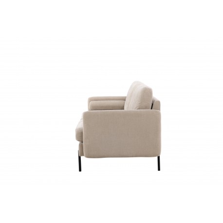 Antibes 3 personers Sofa - Beige og Sort