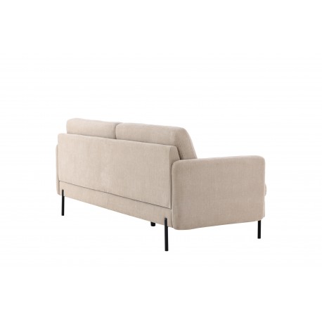 Antibes 3 personers Sofa - Beige og Sort