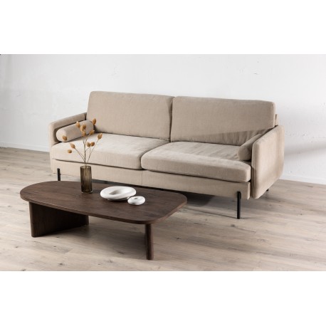 Antibes 3 personers Sofa - Beige og Sort