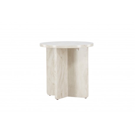 Ålesund Sidebord Ø50cm - Beige