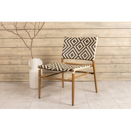 Calapan Lounge Stol - Beige,Sort,Brun