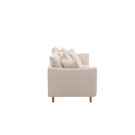 Segelskaren 3 personers Sofa - Beige Stof