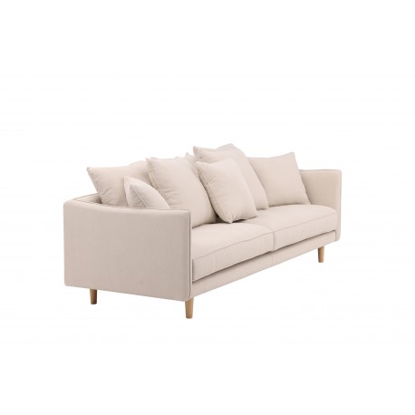 Segelskaren 3 personers Sofa - Beige Stof