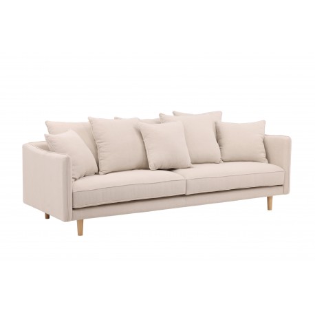 Segelskaren 3 personers Sofa - Beige Stof