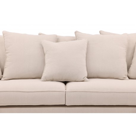 Segelskaren 3 personers Sofa - Beige Stof