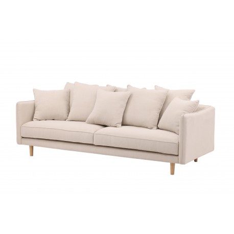 Segelskaren 3 personers Sofa - Beige Stof