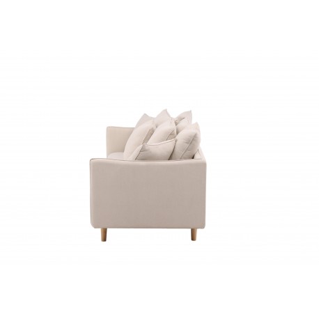 Segelskaren 3 personers Sofa - Beige Stof