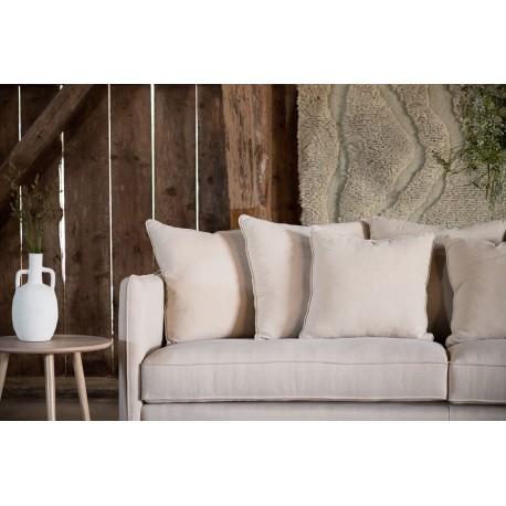 Segelskaren 3 personers Sofa - Beige Stof