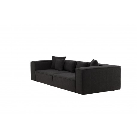 Gillholmen 3 personers Sofa - Sort stof