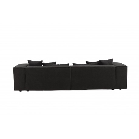 Gillholmen 3 personers Sofa - Sort stof