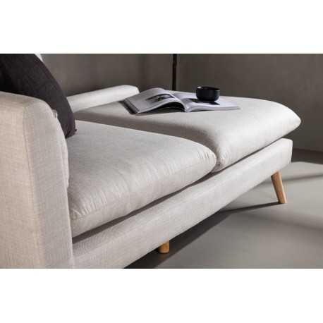 Tacoma 2 personers Sofa - Beige og Natur