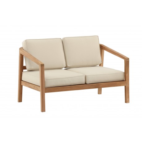 Kenya 2 personers Sofa - Beige,Messing