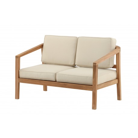 Kenya 2 personers Sofa - Beige,Messing