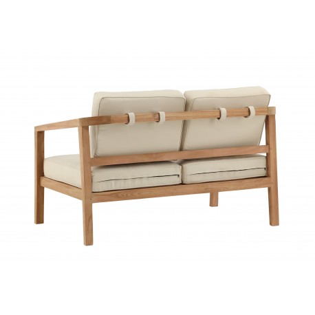 Kenya 2 personers Sofa - Beige,Messing