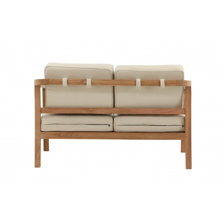 Kenya 2 personers Sofa - Beige,Messing